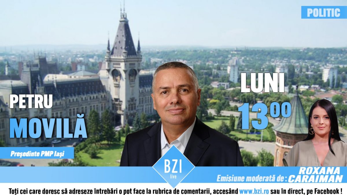 Cum stă Iașul în bugetul de stat și ce investiții vor fi finanțate? Petru Movilă, președintele PMP Iași, revine la BZI LIVE
