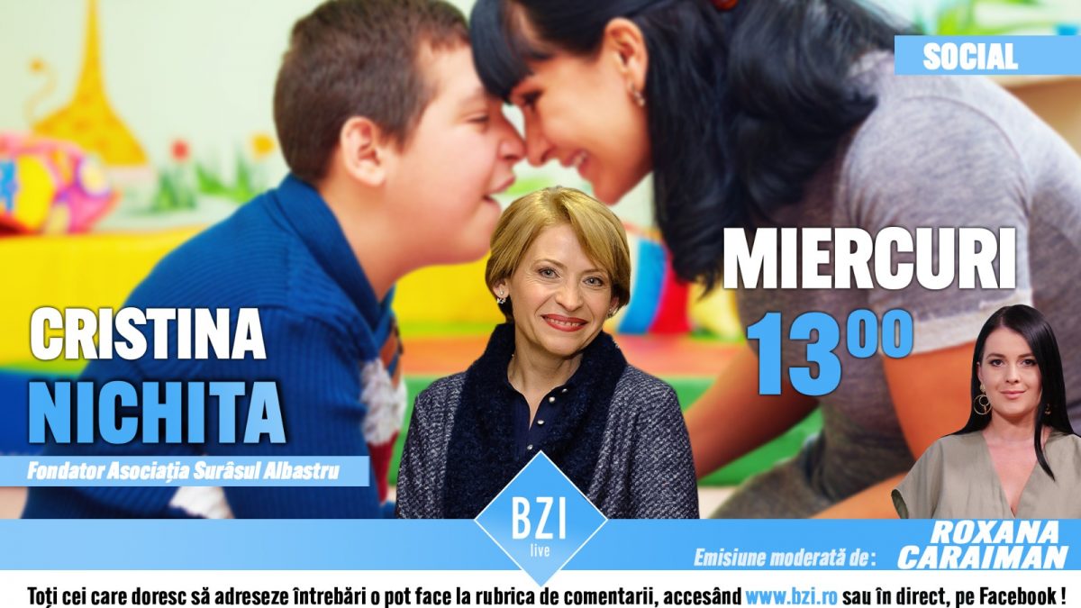 Viața copiilor cu autism poate fi împlinită și demnă dacă primesc ajutor specializat din timp. Cristina Nichita, fondator Asociația Surâsul Albastru, vorbește despre speranța pe care o aduce copiilor cu autism și familiilor lor