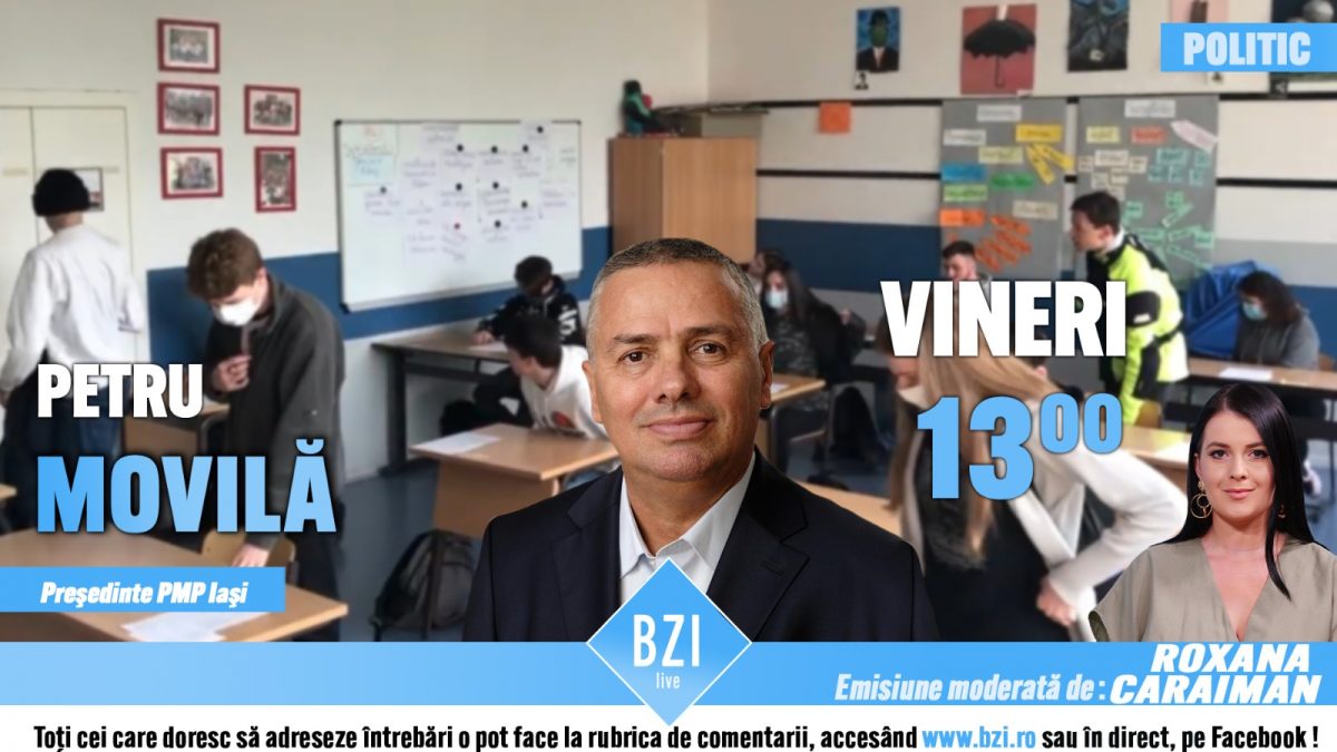Începând de luni, copiii vor merge fizic la școală. Petru Movilă analizează la BZI LIVE scenariile pentru redeschiderea școlilor