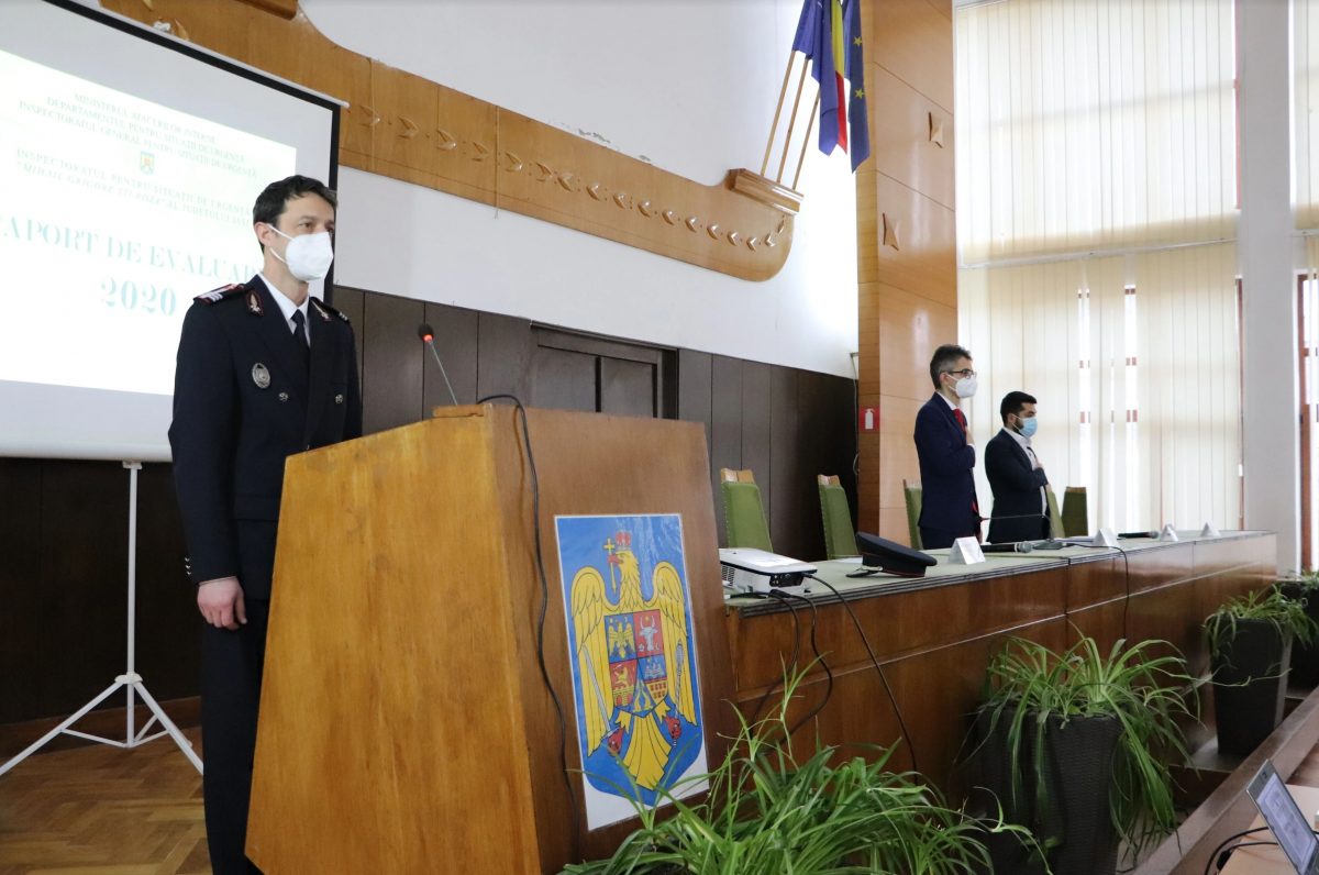 Evaluarea activităților desfășurate de către ISUJ Iași, în anul 2020