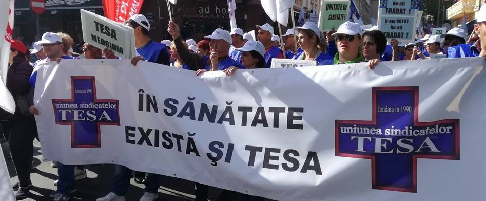 Uniunea TESA militează pentru eliminarea discriminării din sistemul sanitar: „Un electrician profesionist într-un spital câştigă cu greu peste 2.000 de lei”