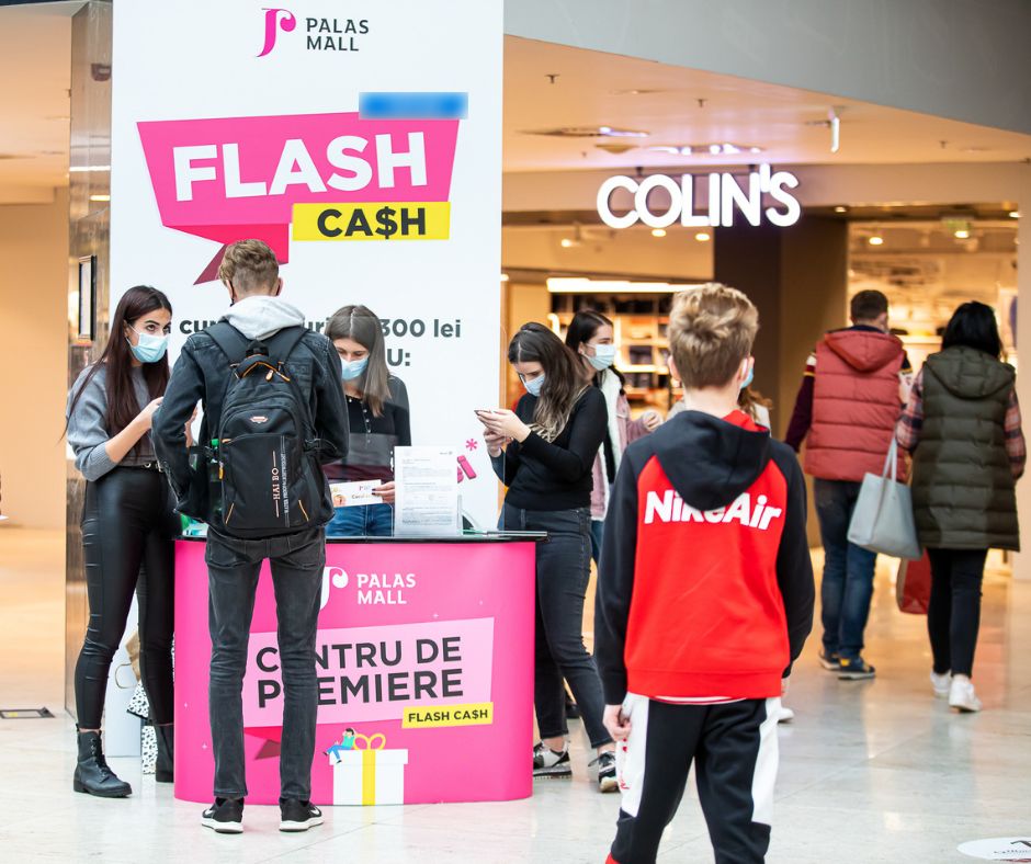 Flash Cash revine! Trei zile de shopping cu premii, la Palas