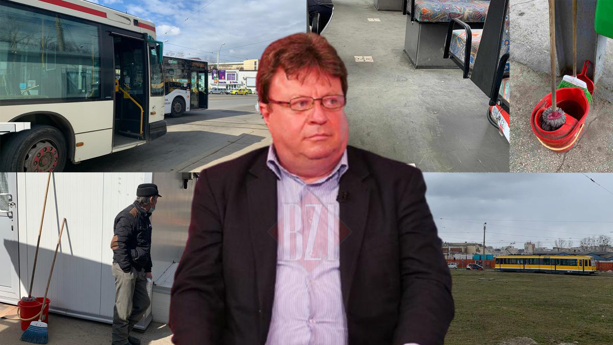 Imagini scandaloase cu dezinfecția tramvaielor și autobuzelor din Iași! Cristian Stoica, director CTP, este încântat de firma de curățenie. Nota de plată ajunge la 600.000 euro/an – FOTO