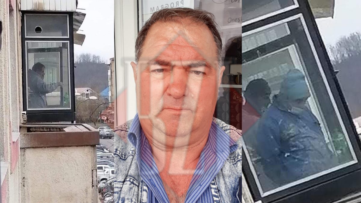 Imagini în premieră cu criminalul şi victimele de la Oneşti! Bărbatul îi ameninţă pe oameni cu cuţitul – EXCLUSIV