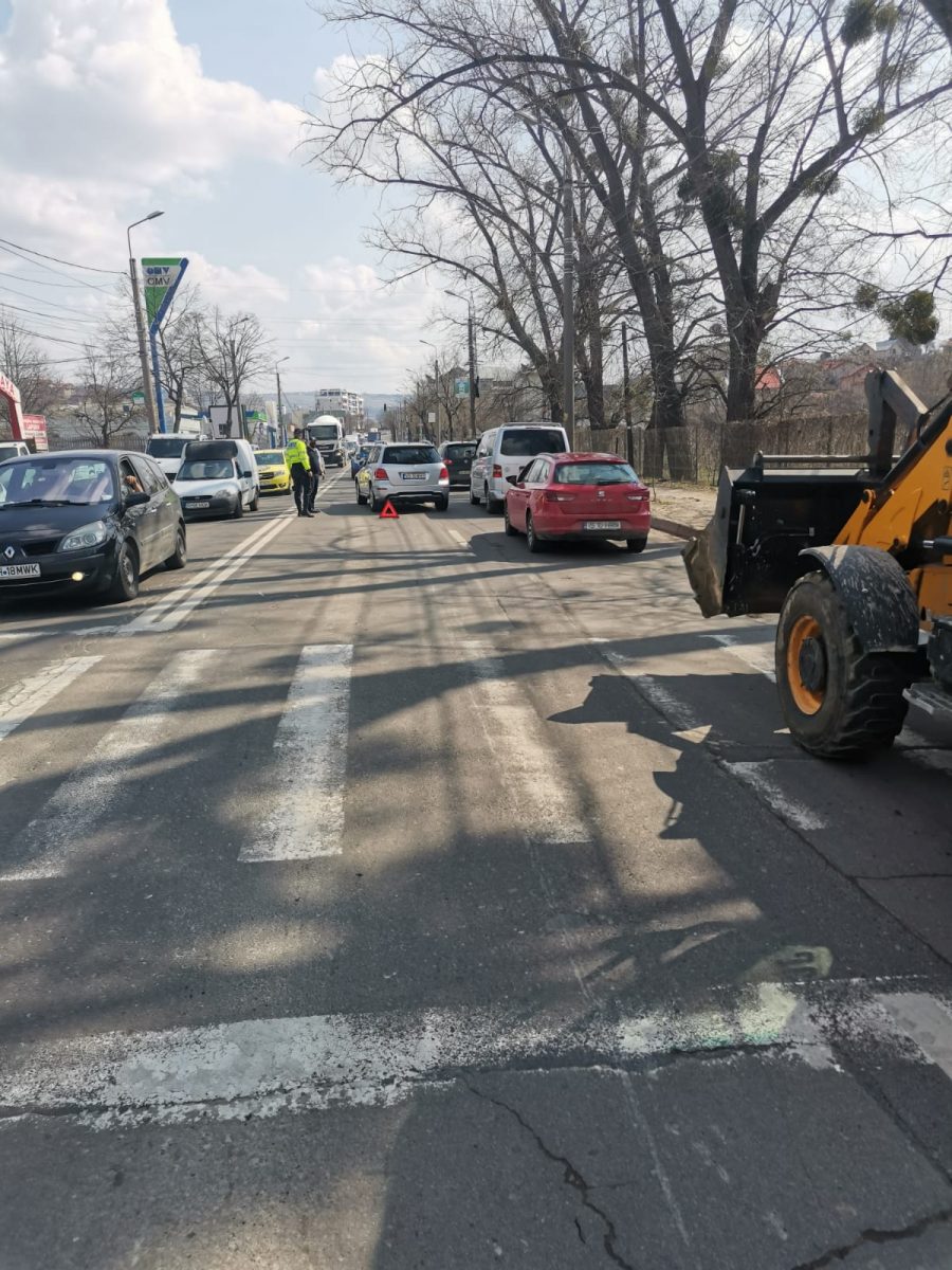 Accident rutier în Bucium. O femeie a fost acroşată pe trecerea de pietoni – EXCLUSIV, FOTO
