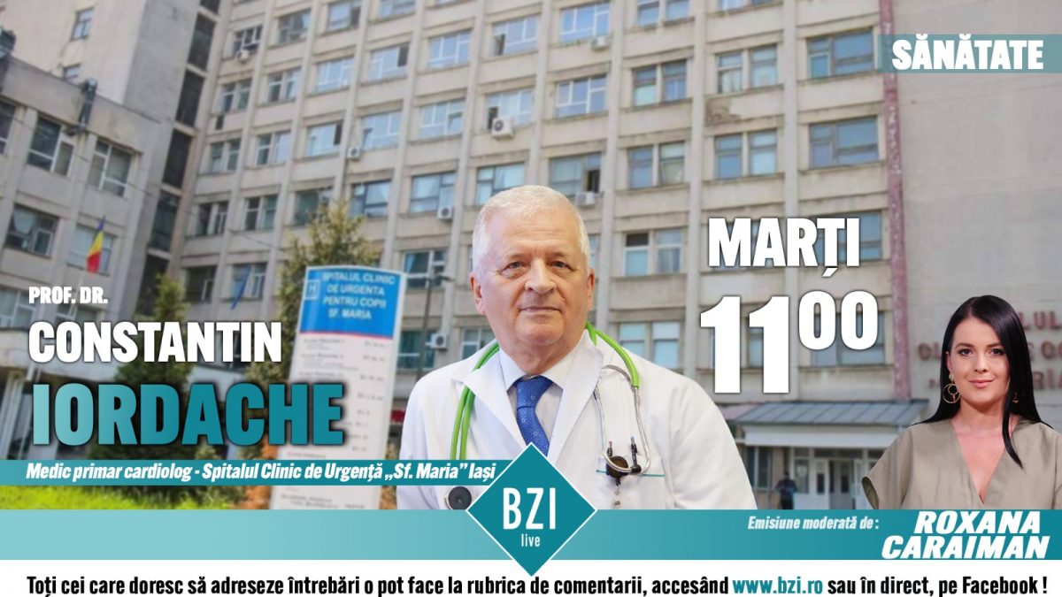 În fiecare an, în România, se nasc peste 1000 de copii cu malformații congenitale cardiace. Prof. dr. Constantin Iordache discută la BZI LIVE despre cele mai frecvente dintre aceste boli