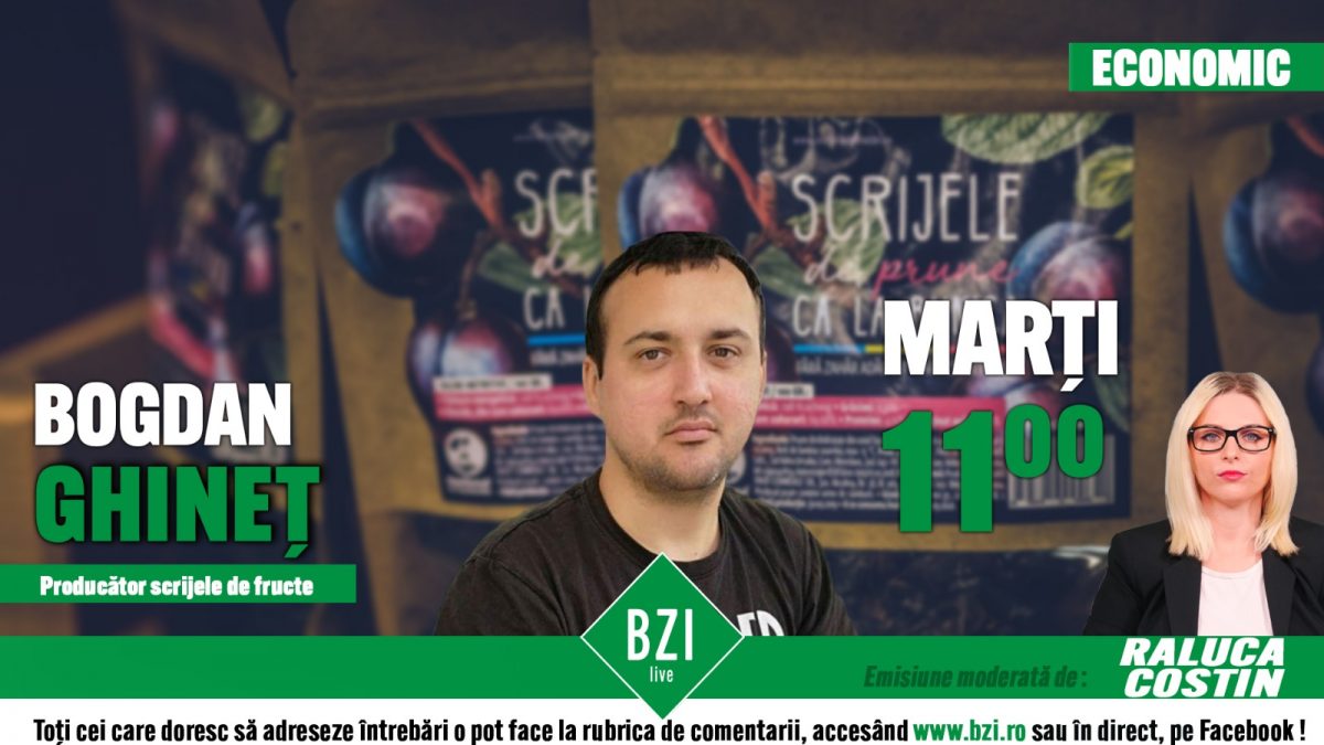 Cum poți dezvolta o afacere cu produse locale, în plină pandemie Covid-19? Despre secretele unei afaceri de succes aflați de la Bogdan Ghineț, numai la BZI LIVE!
