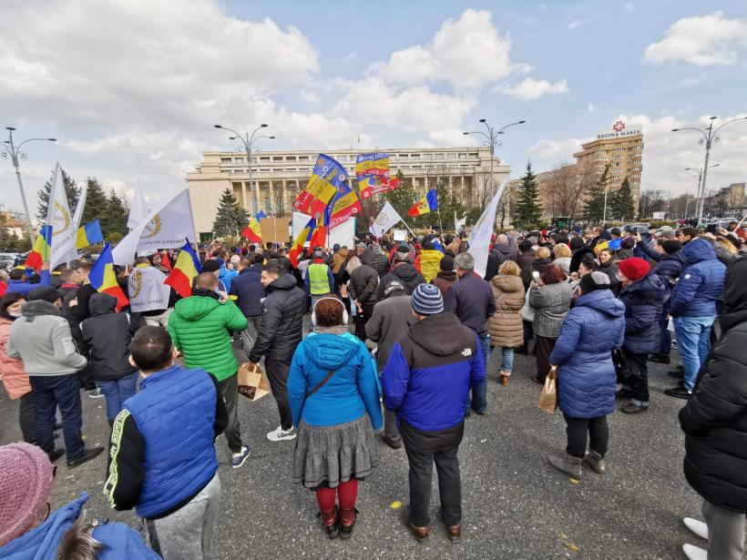 Jandarmeria Română a transmis un mesaj pentru protestatarii din Capitală