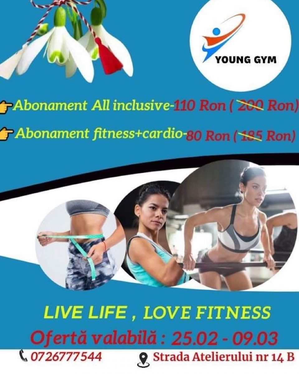 Incepe primavara la YOUNG GYM!