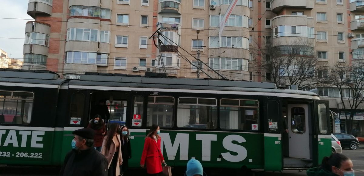 Tramvai defect în zona Gară din Iași! Zeci de călători au fost dați jos din mijlocul de transport în comun