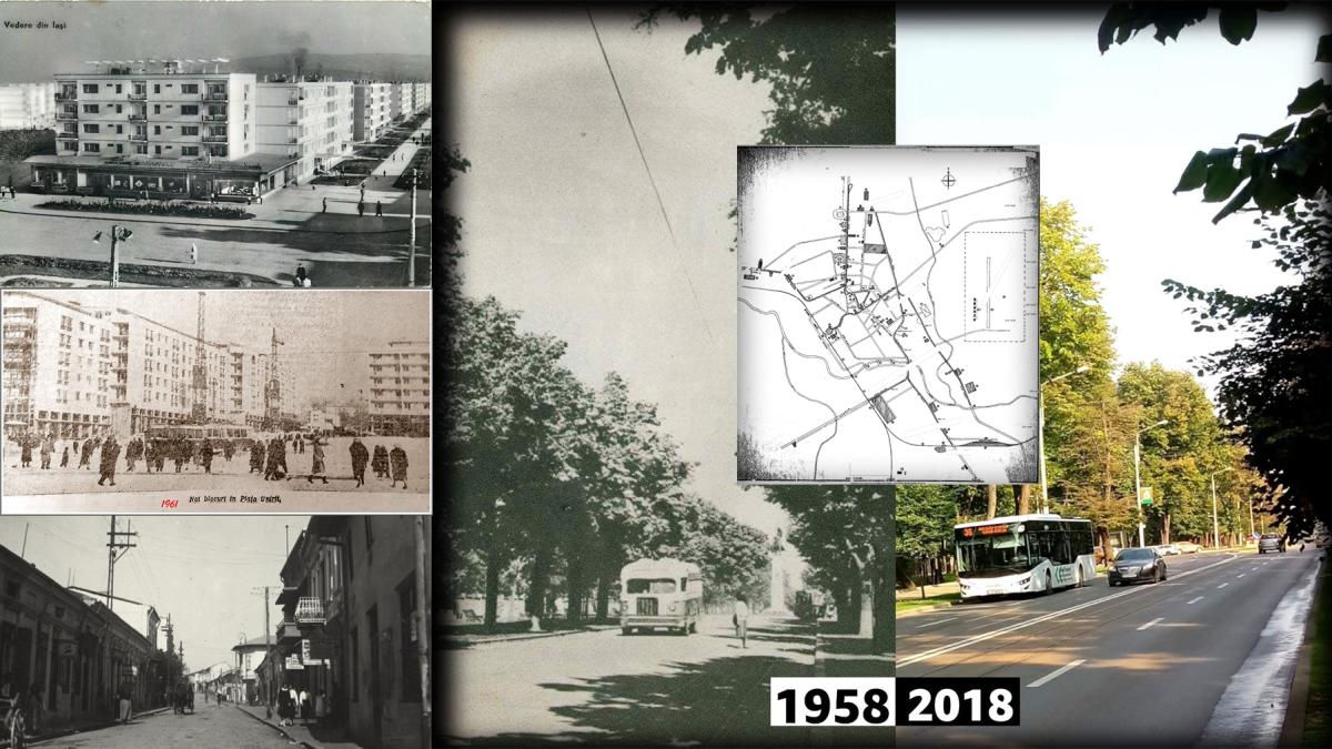 Imagini de colecție cu orașul Iași din urmă cu 6 decenii. Harta secretă realizată de agenții CIA, cu imobilele din fiecare cartier – GALERIE FOTO
