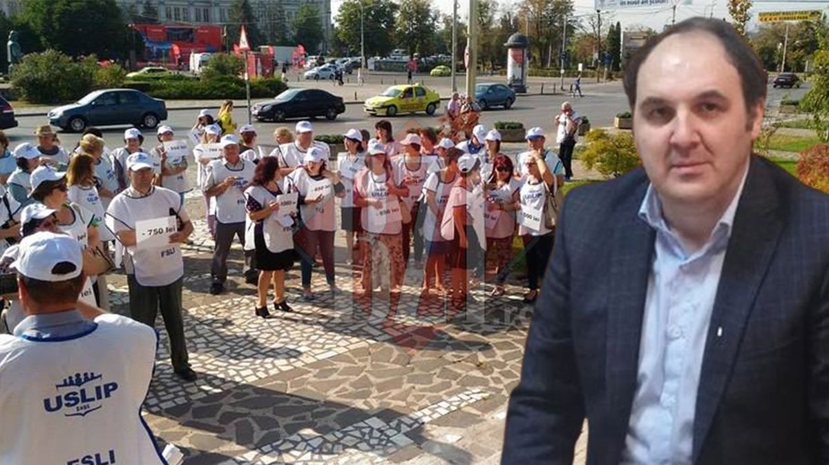 Protestul organizat în fața Prefecturii Iaşi de USLIP Iaşi, astăzi, a fost anulat