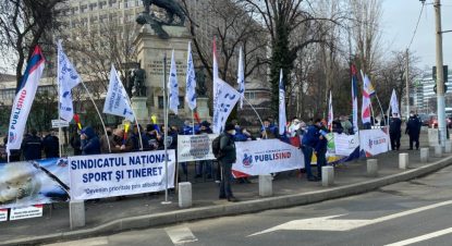Protest la Ministerul Tineretului și Sportului! Sindicaliştii au mai multe nemulţumiri