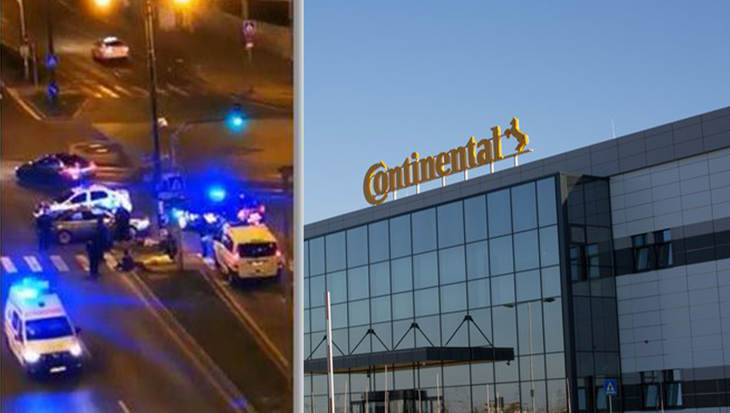 Bătaie generală declanşată de 10 angajaţi Continental Timișoara! S-au luat la bătaie în mijlocul străzii și a fost nevoie de intervenţia luptătorilor SAS – FOTO