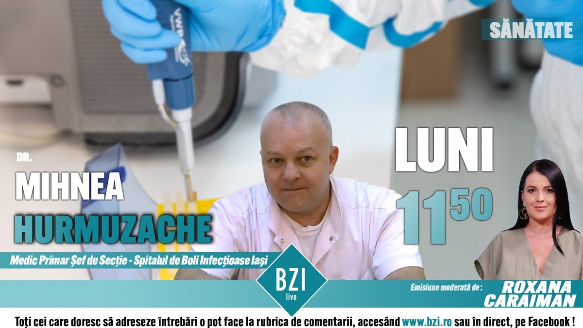 Rezistența la antibiotice și problemele cu care se confruntă medicii! Despre utilizarea irațională a antibioticelor la BZI LIVE cu dr. Mihnea Hurmuzache