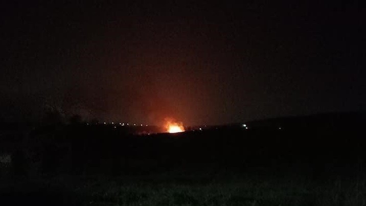 Incendiu de vegetație în localitatea ieșeană Ciurea – Exclusiv