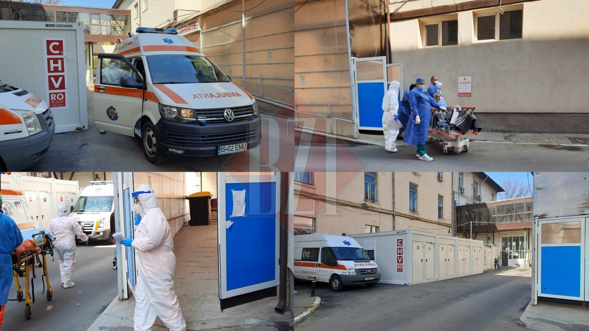 Zona cea mai sumbră de la Spitalul „Sf. Spiridon” din Iași! Pacienții COVID-19 ajung la spital și respiră doar cu ajutorul suportului de oxigen