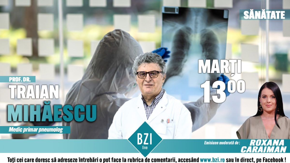 Vindecarea de COVID-19 și sechelele pe termen lung ale bolii! Prof. dr. Traian Mihăescu într-un interviu BZI LIVE despre leziunile asociate