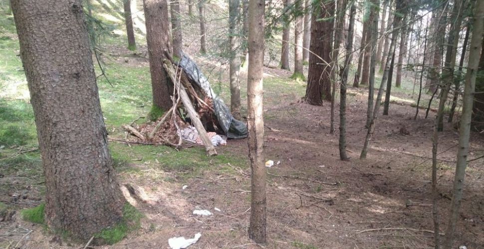 Descoperire șocantă într-o pădure din Austria. Un român a locuit aproximativ un an într-o colibă improvizată. Cum l-au găsit austriecii pe „omul pădurii”