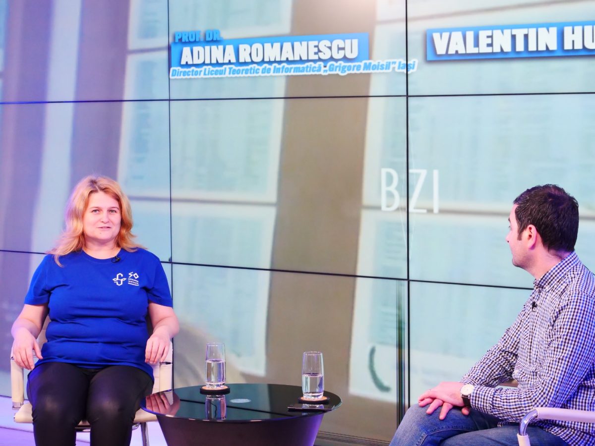 Managerul Liceului Teoretic de Informatică „Grigore Moisil” din Iaşi a discutat despre proiectele și evenimentele organizate în această perioadă, proiecții de viitor, strategii și politici educaționale, dar și despre relația cu părinții și profesorii, în Studioul BZI LIVE – FOTO, VIDEO