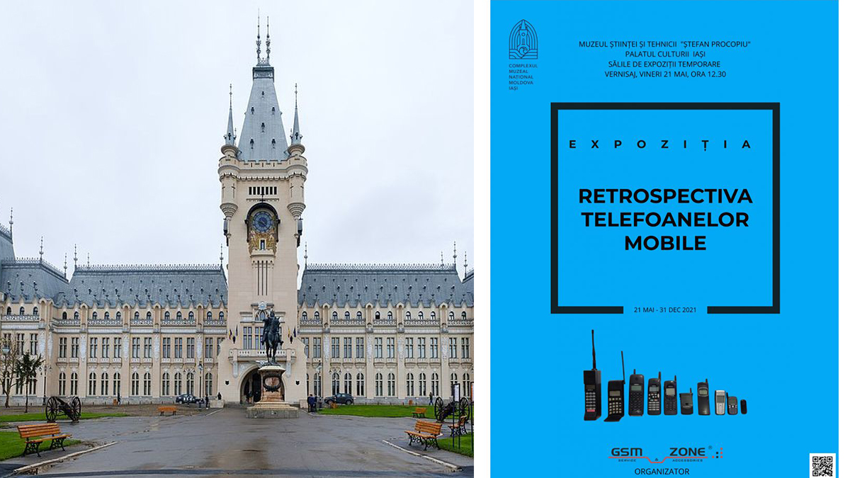 Expoziție, în premieră, la Iași! Cele mai cunoscute modele de telefoane mobile, etalate la Palatul Culturii – FOTO