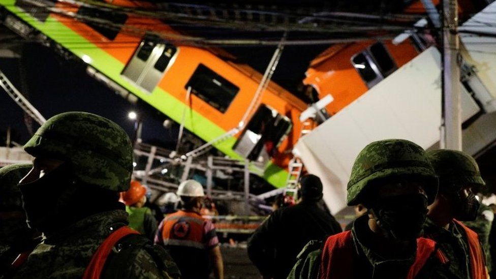 Tragedie în Mexic după ce zeci de persoane au fost rănite și 15 oameni au murit ca urmare a prăbușirii unui tren de metrou – FOTO, VIDEO