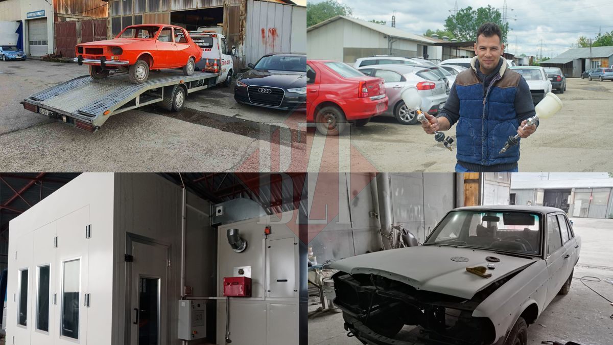 A vrut să fie pilot de avion, dar a ajuns om de afaceri de succes. Robert, tânărul din Iași care a investit într-un service auto, recondiționează mașini de epocă de sute de mii de euro – FOTO