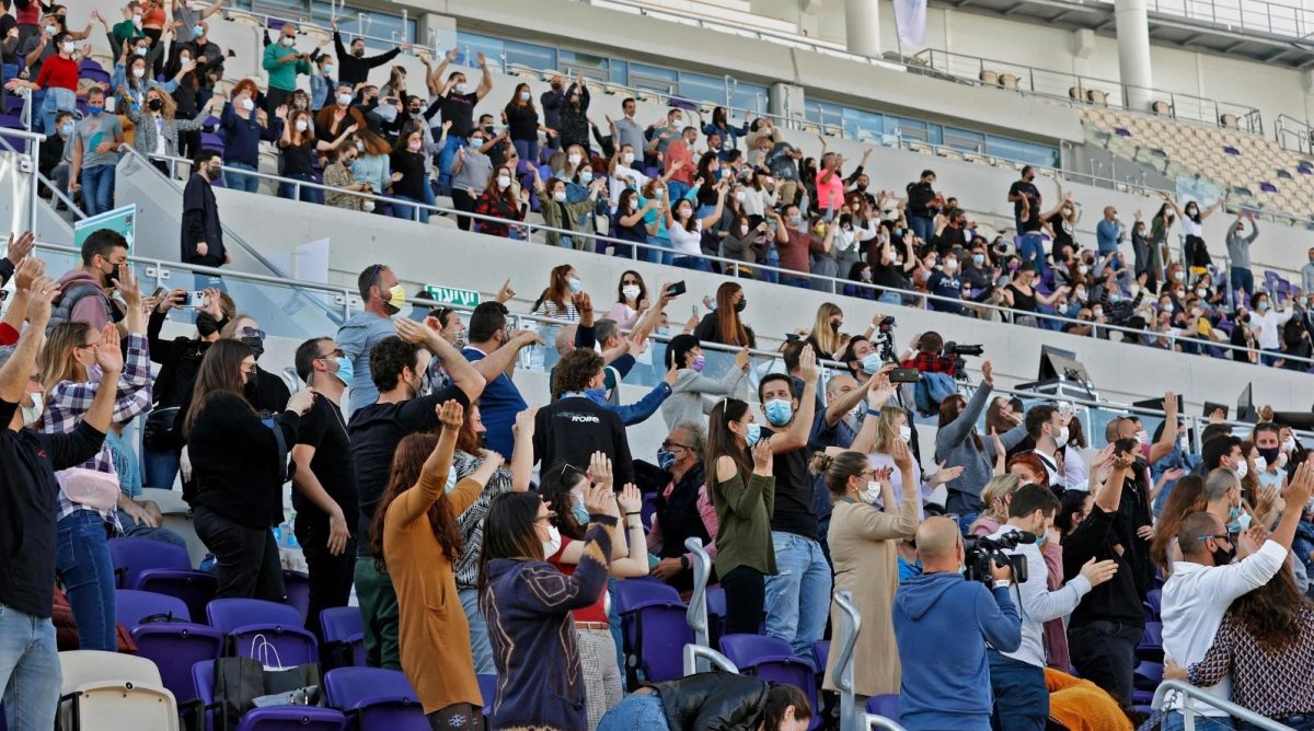 Stadioanele din Israel vor putea primi spectatorii care s-au vaccinat iar copiii vor trebui să prezinte un test negativ