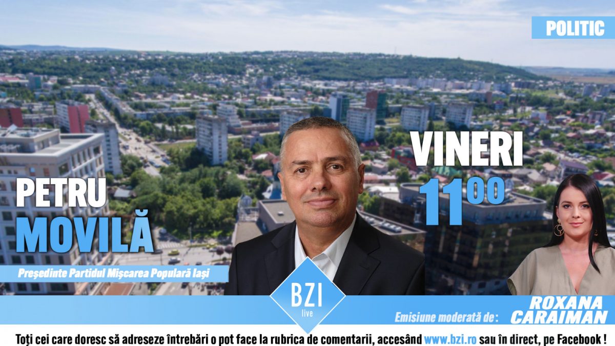 Discuție pe tema PNRR și parcuri industriale. Petru Movilă, președintele PMP Iași, revine la BZI LIVE