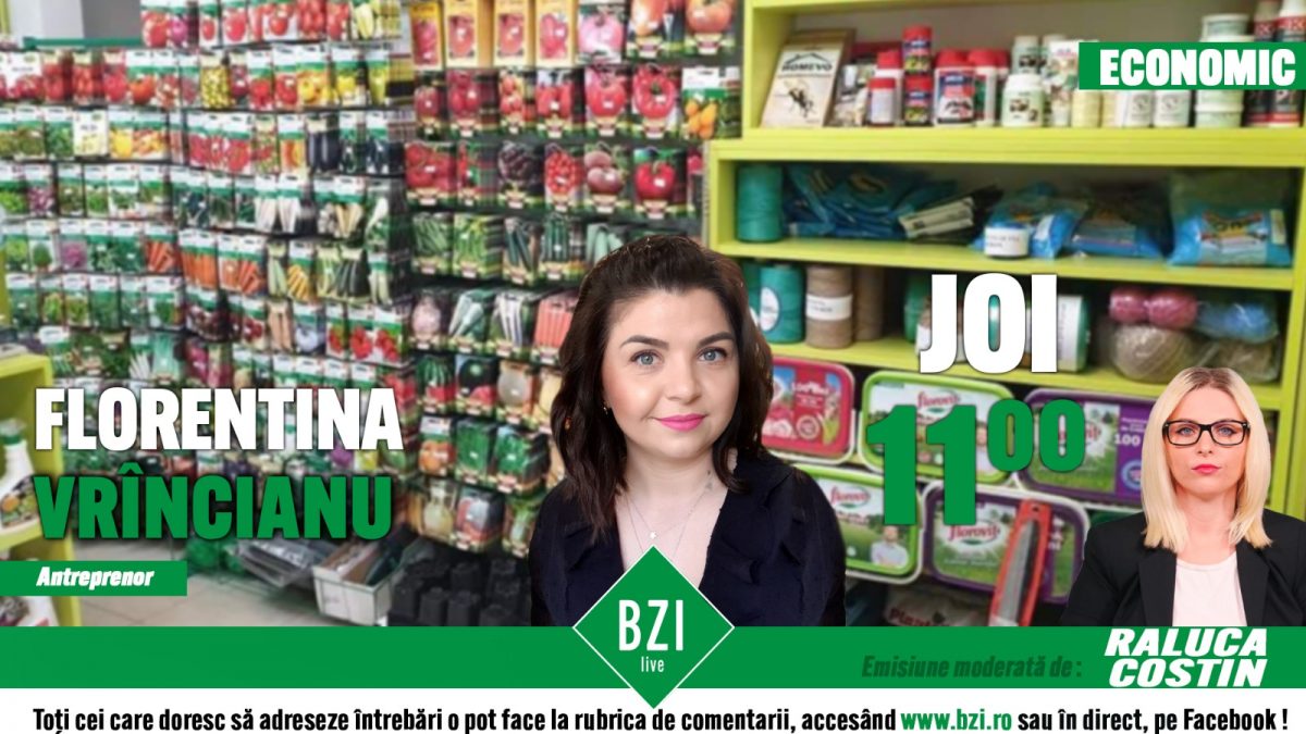 Cum trebuie să aleagă fermierii cele mai bune semințe şi produse pentru protecția plantelor? Aflați de Florentina Vrîncianu, antreprenoare care deține o fitofarmacie, în cadrul noii ediții BZI LIVE!