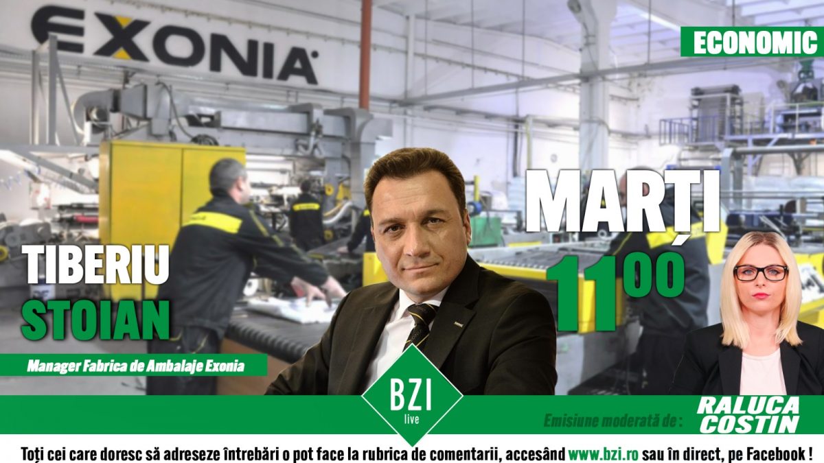 Ambalajele biodegradabile, între trend și necesitate. Discuție cu Tiberiu Stoian, fondator Exonia, numai la BZI LIVE!