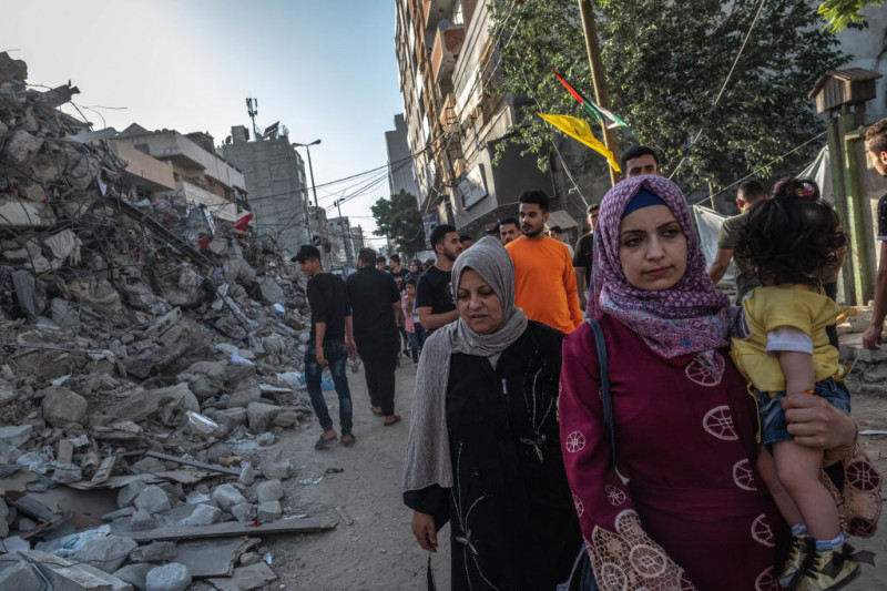 Primele camioane cu ajutoare umanitare au ajuns în Gaza