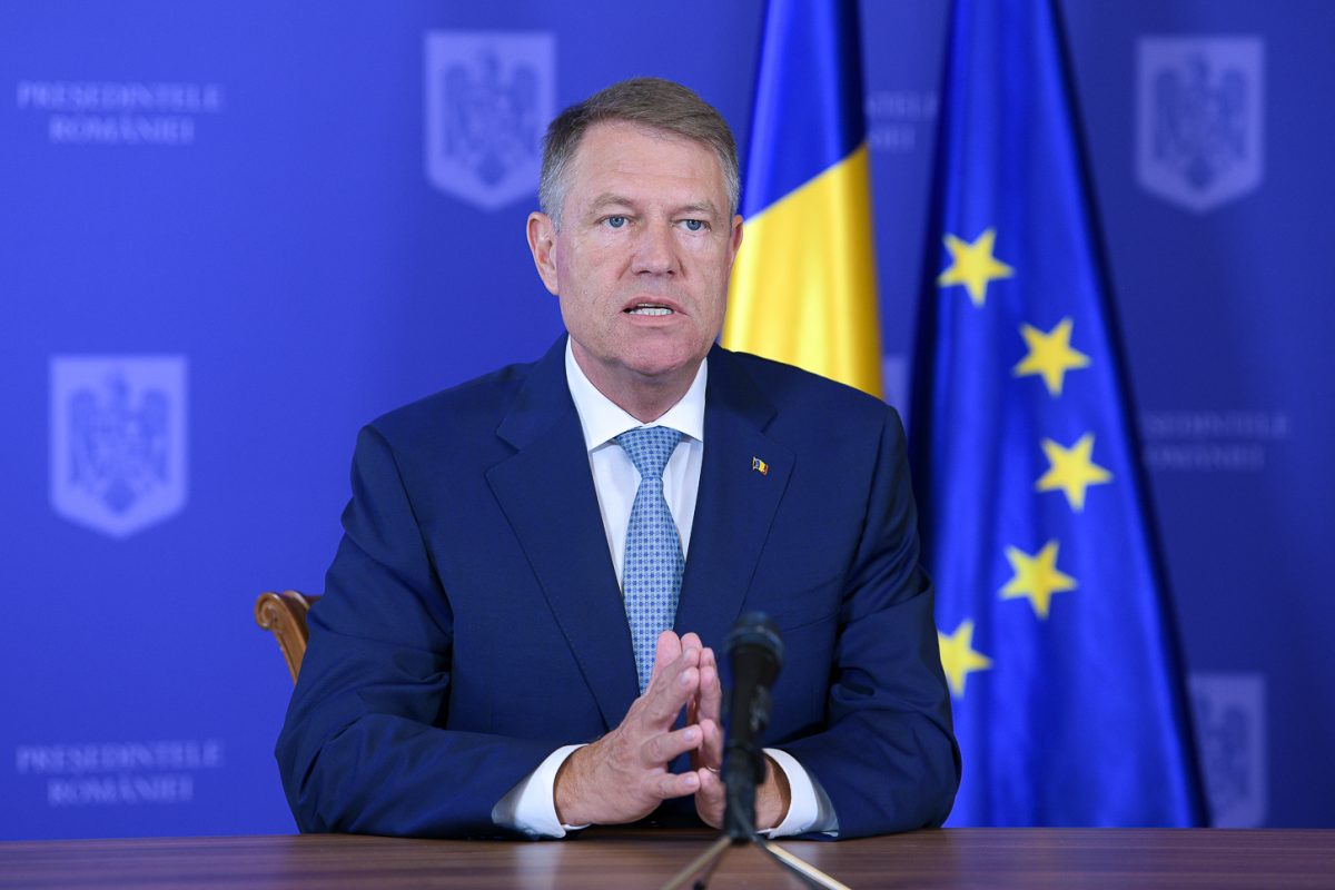 Klaus Iohannis, președintele României, conferință de presă la Palatul Cotroceni