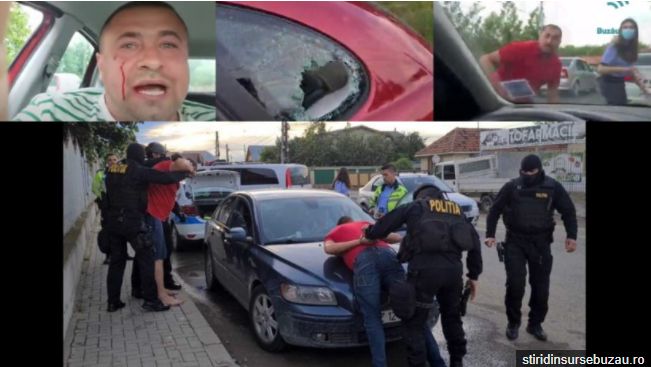 Momente terifiante pentru un cunoscut activist din Buzău! A fost luat la bătaie chiar de față cu poliţiştii cărora le-a cerut ajutorul – FOTO, VIDEO