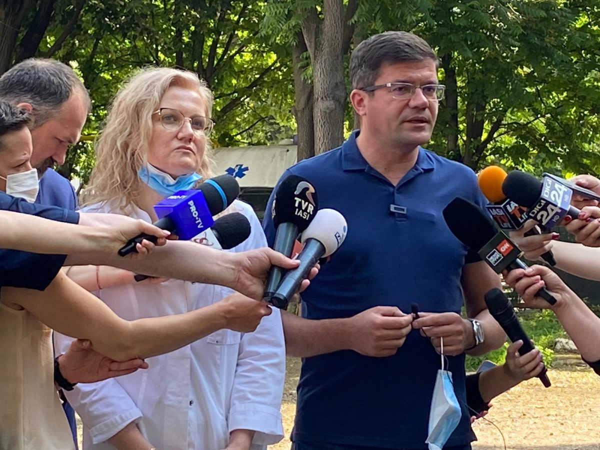 Preşedintele CJ Iaşi şi managerul Spitalului Sf. Maria din Iaşi au oferit ultimele detalii despre incendiul de la unitatea medicală – LIVE VIDEO, FOTO