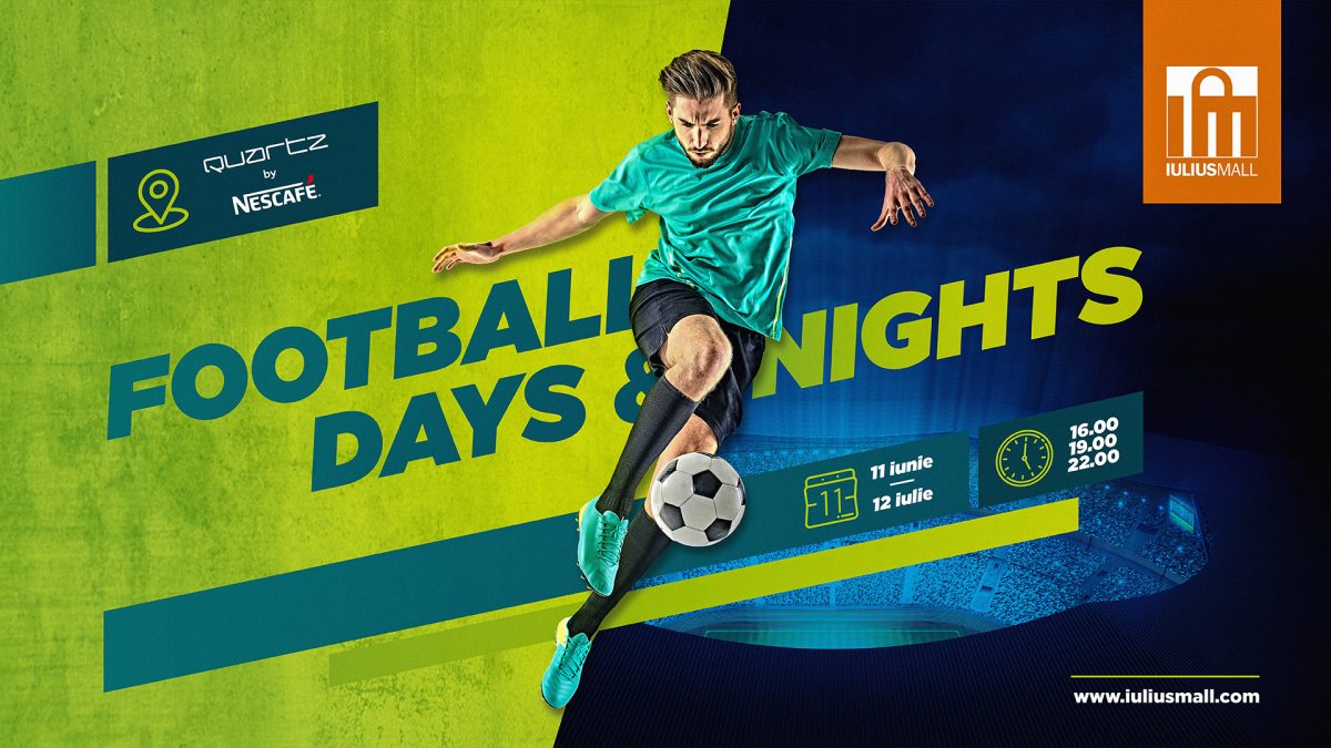 Trăiește spectacolul EURO 2020 la Iulius Mall Cluj și suspansul la cote maxime în Iulius Parc
