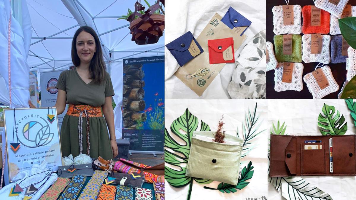Cine și-ar fi imaginat că femeile folosesc astfel de produse pentru îngrijirea personală? O tânără arhitectă din Iași le realizează din materialele aruncate la gunoi. Sute de cliente sună ca să comande produsul – FOTO