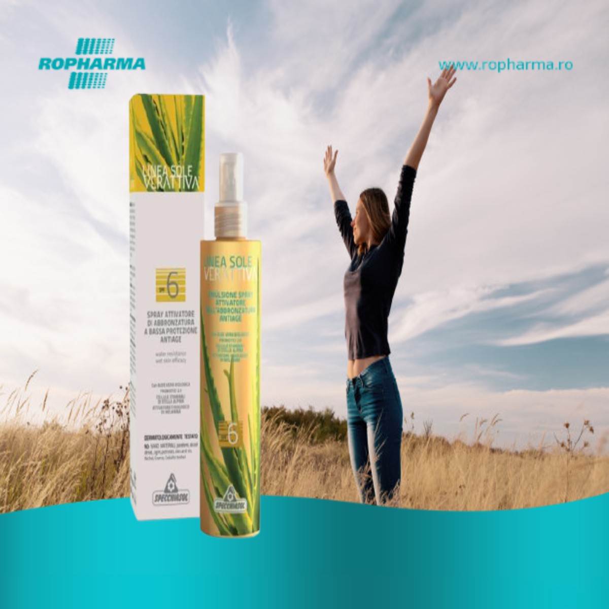 Farmaciile Ropharma – Linia solara Verattiva Sole, dedicata pielii tale