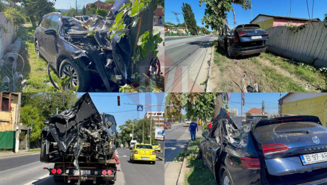 Medicul rezident beat care a rupt cu maşina un stâlp din zona Bucium Iași a fost reținut de oamenii legii – EXCLUSIV