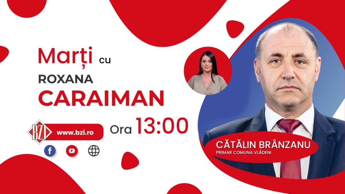 Proiectele de dezvoltare ale comunei Vlădeni expuse de primarul Cătălin Brânzanu într-o ediție BZI LIVE