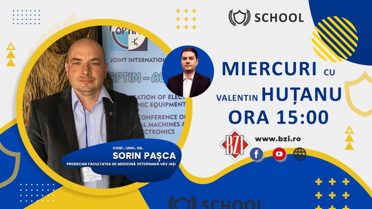 Despre învăţământul medical superior veterinar ieşean, proiecte, cercetare, activităţi, Admitere 2021, în Studioul BZI LIVE alături de conf. univ. dr. Aurelian Sorin Pașca, prodecan al Facultăţii de Medicină Veterinară – Universitatea de Ştiinţele Vieţii „Ion Ionescu de la Brad” Iaşi