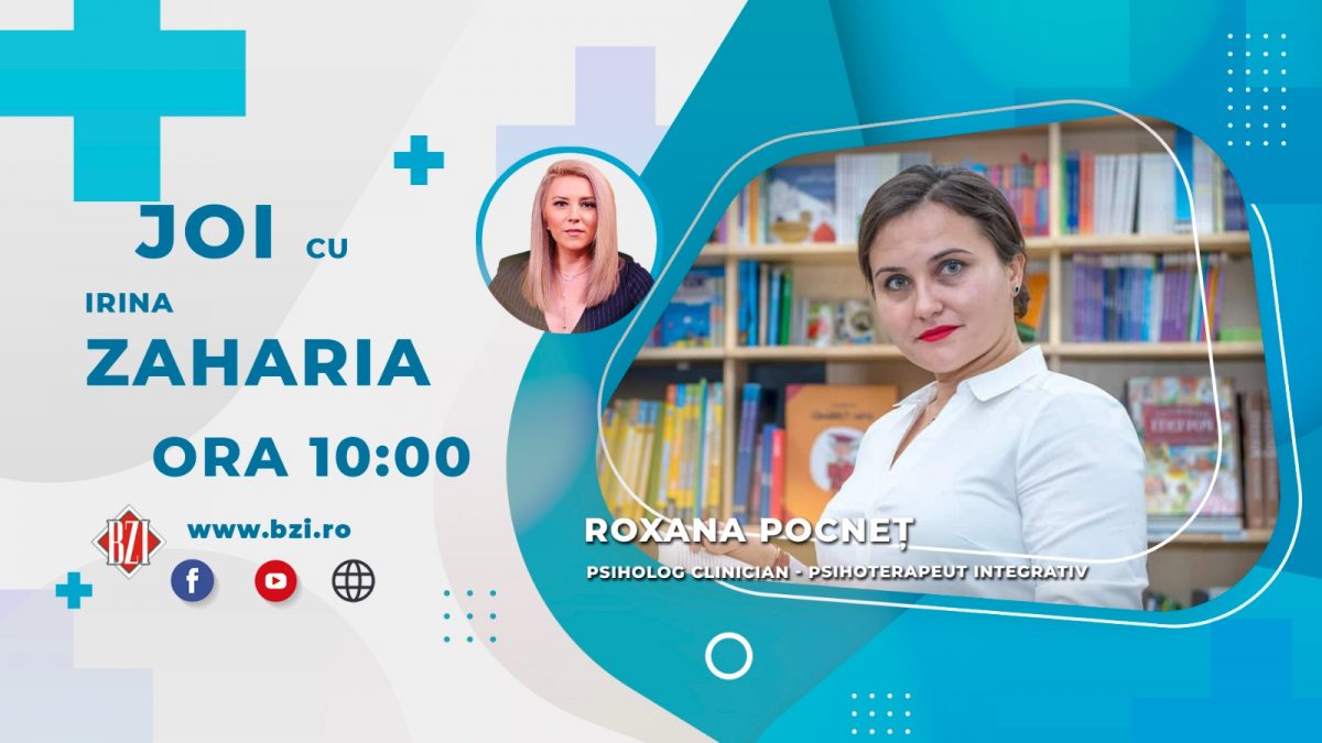 Despre impactul pandemiei asupra sănătății psihice a populației și în general a tinerilor cu psihologul Roxana Pocneț, în Studioul BZI LIVE