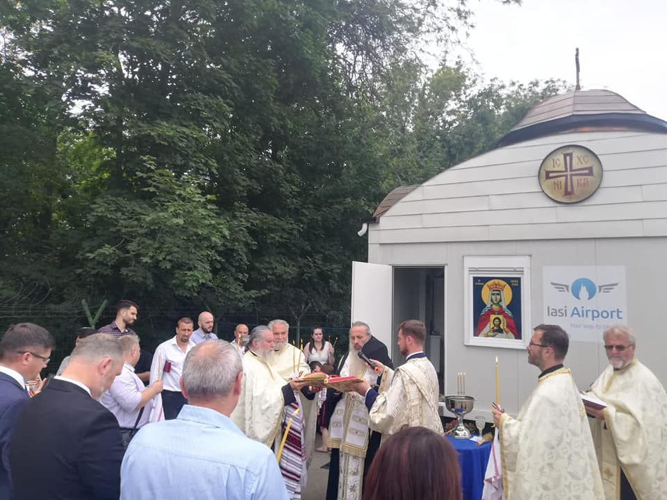 A fost sfințită Capela Ortodoxă Sf. Proroc „Ilie Tesviteanul”, de la Aeroportul Iași – FOTO