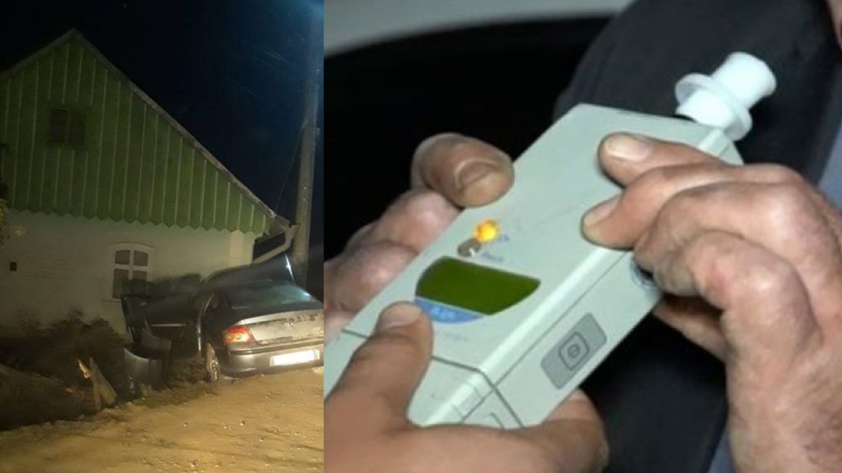 Accident rutier spectaculos, produs pe o stradă din Iași! A „plantat” mașina în gardul unei case! Când a coborât de la volan, polițiștii au rămas uimiți de alcoolemia pe care o avea! (Exclusiv)