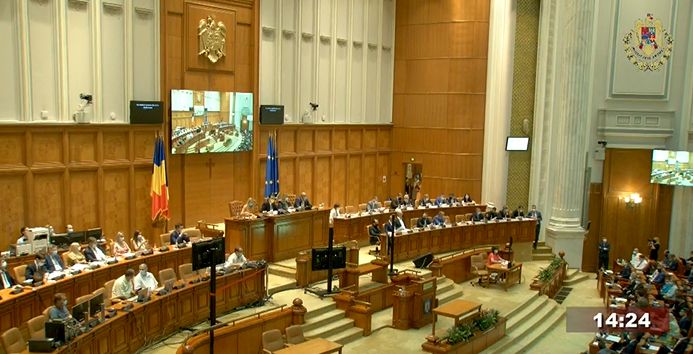 A început şedinţa pentru votarea motiunei de cenzură împotriva Guvernului Cîțu și a Coaliţiei PNL-USR-PLUS-UDMR – LIVE VIDEO