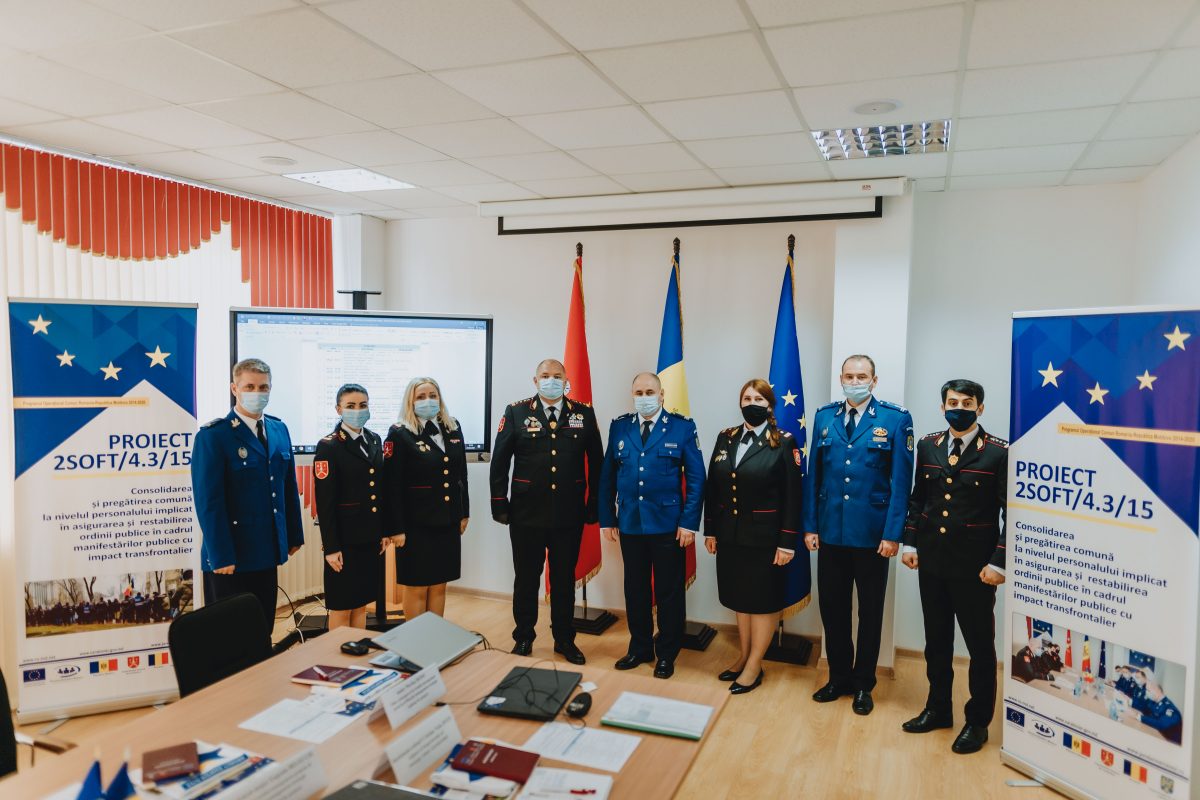 Vizită de lucru a reprezentanților din cadrul Inspectoratului de Jandarmi Județean Iași în Republica Moldova, pentru realizarea activităților în cadrul unui proiect de asistență externă