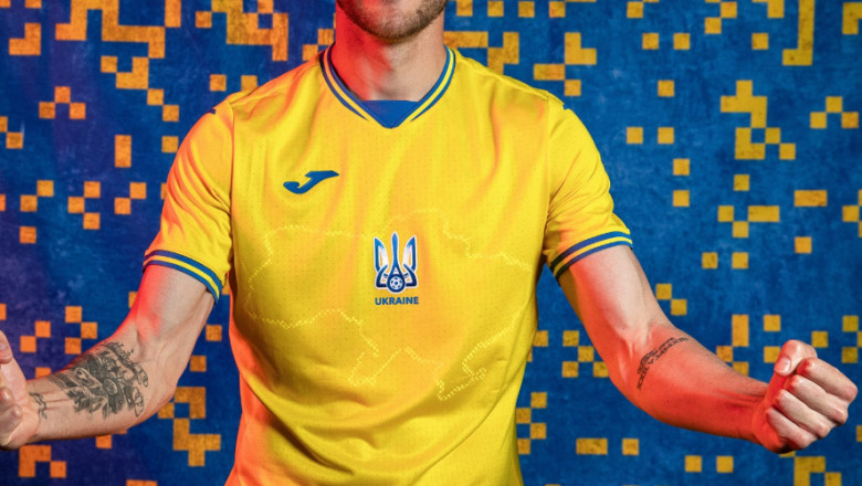 Ucraiana și-a prezentat echipamentul cu care va participa naționala de fotbal la EURO 2020. Oficialii de la Moscova au reacționat