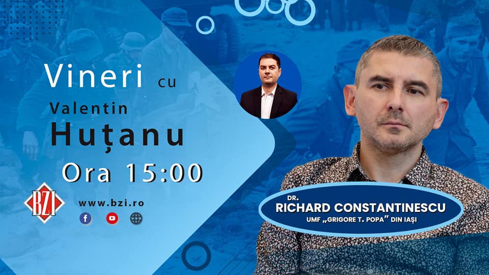 Dosarele Istoriei! Ediţie BZI LIVE – documentar ce are în prim-plan „Marele Război şi Medicină” respectiv proiectul „Femeile Eternităţii” alături de dr. Richard Constantinescu, Universitatea de Medicină şi Farmacie „Grigore T. Popa” din Iaşi