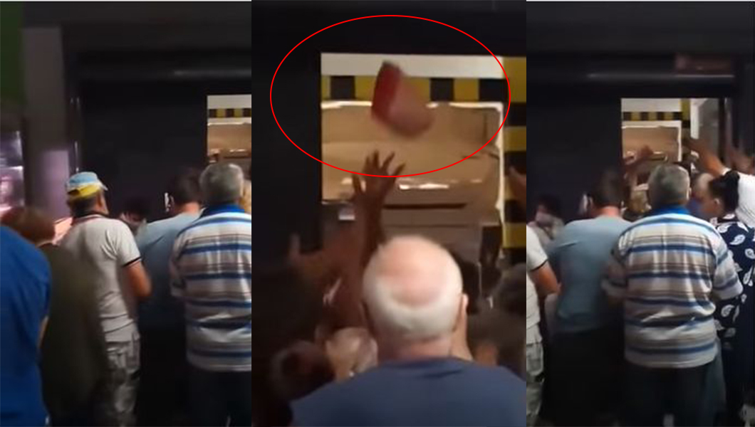 Ca la noi la nimeni! Bătaie generală în Kauflad după ce supermarketul a băgat la reducere pui! Păsările ”zburau” prin magazin – FOTO, VIDEO
