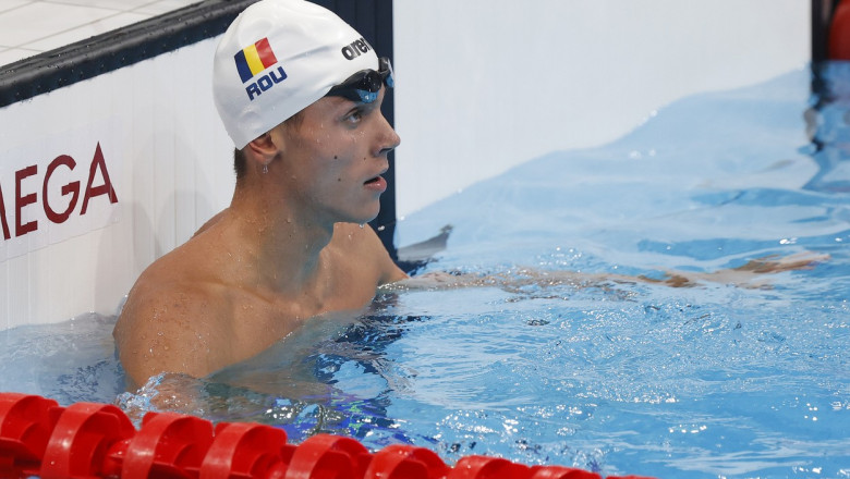 David Popovici ratează dramatic o medalie la Jocurile Olimpice